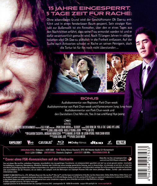 Produktbild: Oldboy (4K remastered)