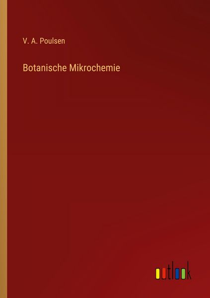 Produktbild: Botanische Mikrochemie