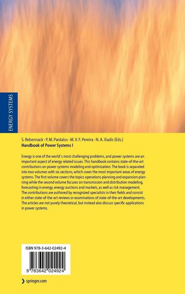 Produktbild: Handbook of Power Systems I