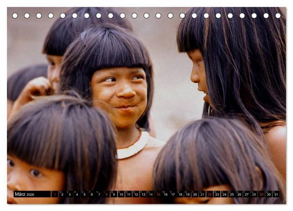 Produktbild: XINGU - Fluss der Menschenwesen (Tischkalender 2026 DIN A5 quer), CALVENDO Monatskalender