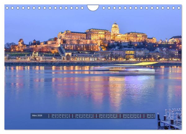 Produktbild: Budapest - Die Stadt an der Donau (Wandkalender 2026 DIN A4 quer), CALVENDO Monatskalender