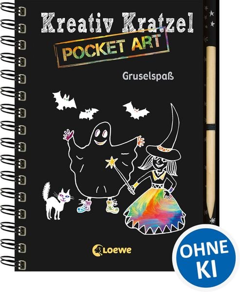 Produktbild: Kreativ-Kratzel Pocket Art: Gruselspa&szlig;