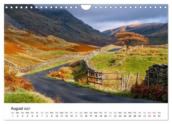 Produktbild: The Lake District 2027 Calendar (Wall Calendar 2027 DIN A4 landscape), CALVENDO 12 Month Wall Calendar