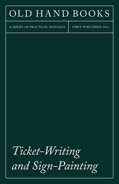Produktbild: Ticket-Writing and Sign-Painting