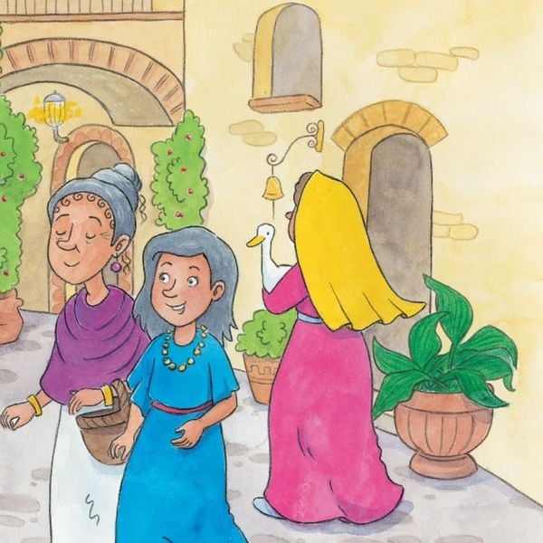 Produktbild: Die heilige Lucia und der Lichterkranz. Mini-Bilderbuch