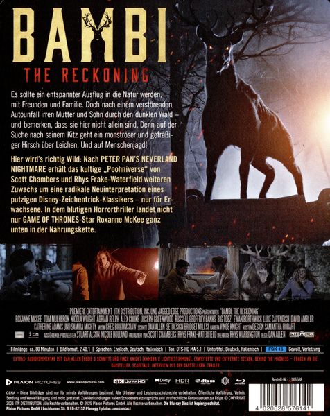 Produktbild: Bambi: The Reckoning - Limitiertes Steelbook (4K Ultra HD+Blu-ray)