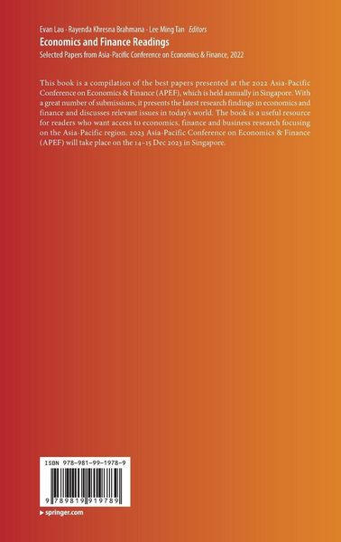 Produktbild: Economics and Finance Readings