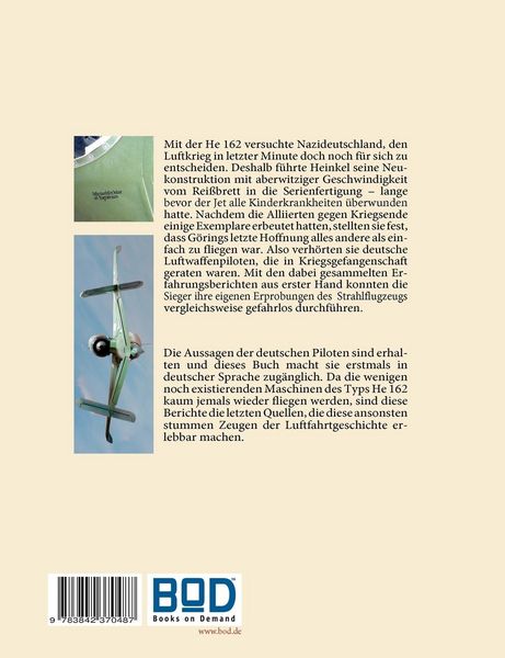 Produktbild: Flugerfahrungen mit der Heinkel He 162
