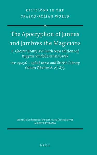 Produktbild: The Apocryphon of Jannes and Jambres the Magicians