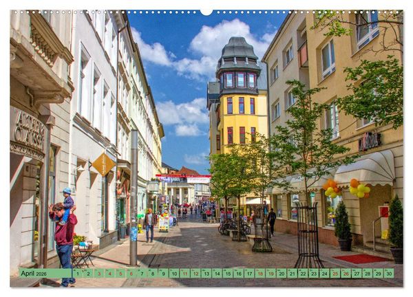 Produktbild: Residenzstadt Schwerin - Impressionen aus Mecklenburg-Vorpommern (Wandkalender 2026 DIN A2 quer), CALVENDO Monatskalender