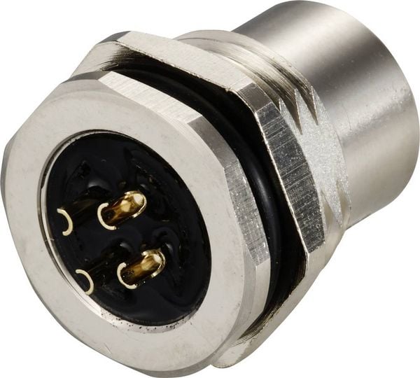 TRU COMPONENTS TC-12833052 Sensor/Aktor Einbaubuchse M12 Buchse, Einbau Polzahl Sensoren: 4 1 St.