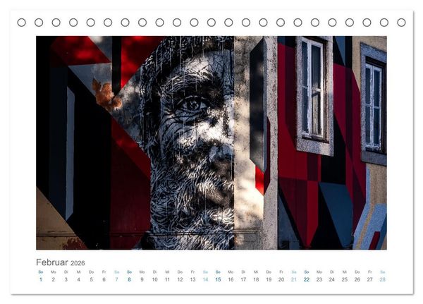 Produktbild: Street Art and City Vibes (Tischkalender 2026 DIN A5 quer), CALVENDO Monatskalender