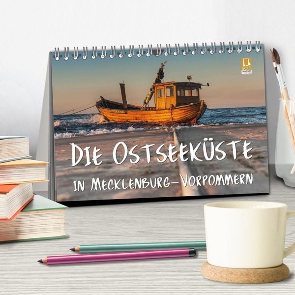 Produktbild: Die Ostseek&uuml;ste in Mecklenburg-Vorpommern (Tischkalender 2026 DIN A5 quer), CALVENDO Monatskalender