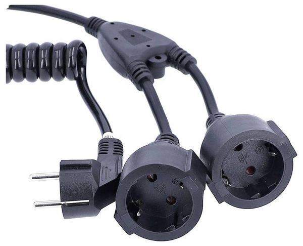 Produktbild: AS Schwabe 70429 Spezialkabel (H)05VV5-F 1m / 2.5m Schwarz 1St.