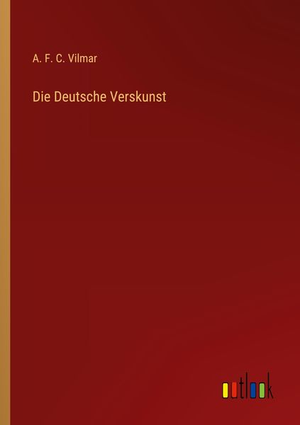 Produktbild: Die Deutsche Verskunst