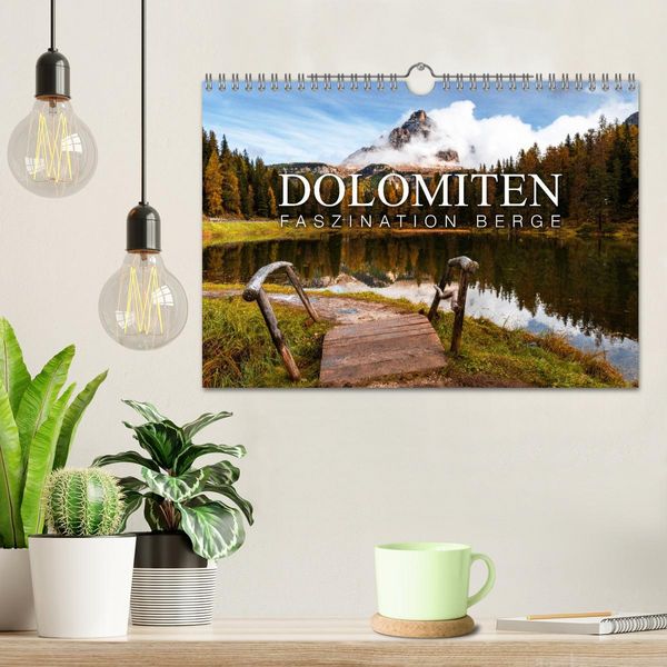 Produktbild: Die Dolomiten - Faszination Berge (Wandkalender 2026 DIN A4 quer), CALVENDO Monatskalender