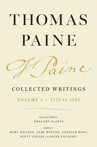 Produktbild: Thomas Paine Collected Writings, Volume 1