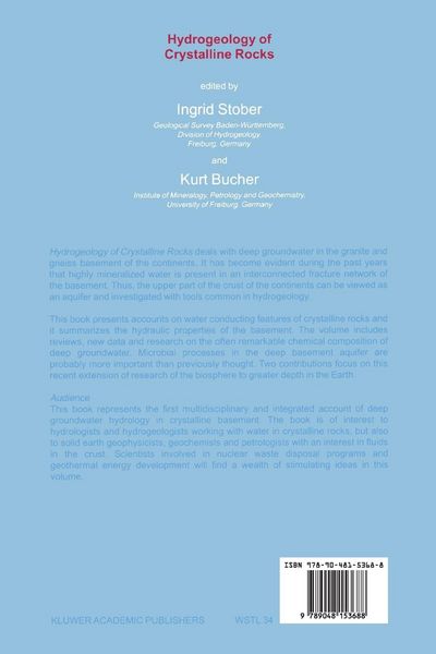 Produktbild: Hydrogeology of Crystalline Rocks
