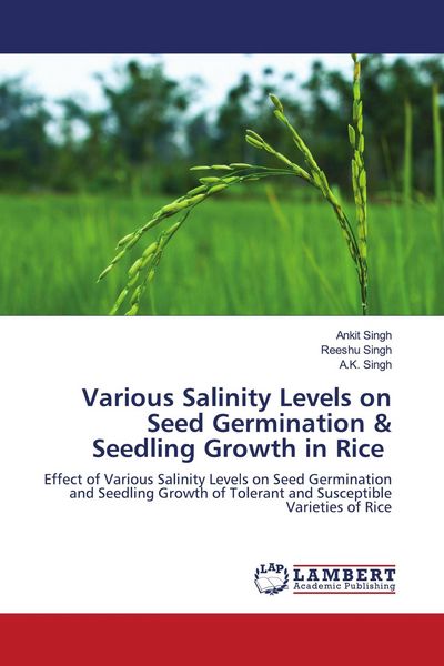 Produktbild: Various Salinity Levels on Seed Germination & Seedling Growth in Rice