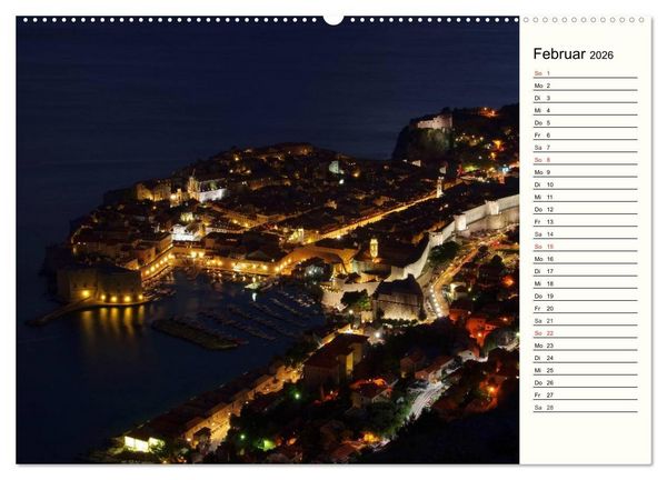 Produktbild: Dubrovnik - Perle der Adria (hochwertiger Premium Wandkalender 2026 DIN A2 quer), Kunstdruck in Hochglanz