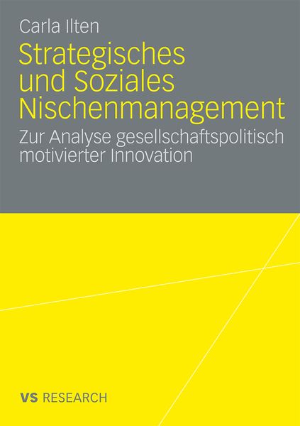 Produktbild: Strategisches und soziales Nischenmanagement