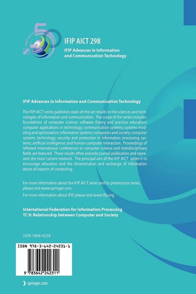 Produktbild: The Future of Identity in the Information Society