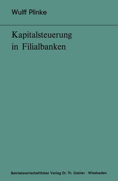 Produktbild: Kapitalsteuerung in Filialbanken