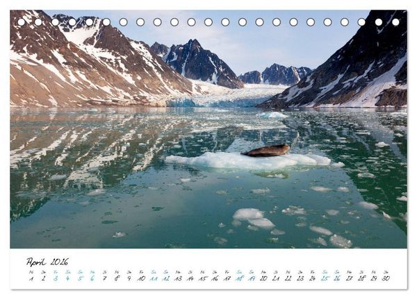 Produktbild: 78&deg; Nord - Arktische Momente in Svalbard (Tischkalender 2026 DIN A5 quer), CALVENDO Monatskalender