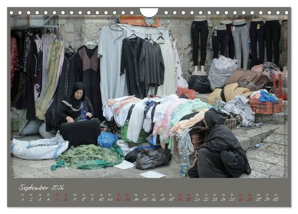 Produktbild: Unterwegs in Jerusalem (Wandkalender 2026 DIN A4 quer), CALVENDO Monatskalender