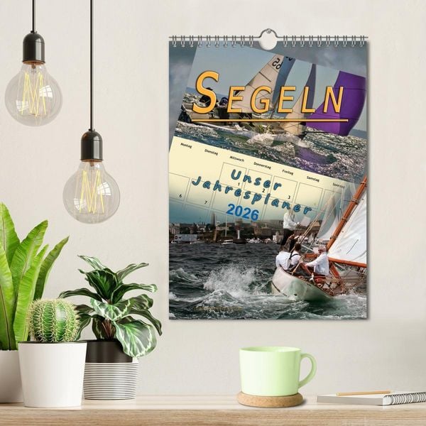 Produktbild: Segeln, unser Jahresplaner (Wandkalender 2026 DIN A4 hoch), CALVENDO Monatskalender