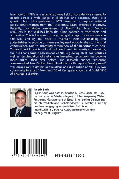Produktbild: Resource Assessment of Non-Timber Forest Products