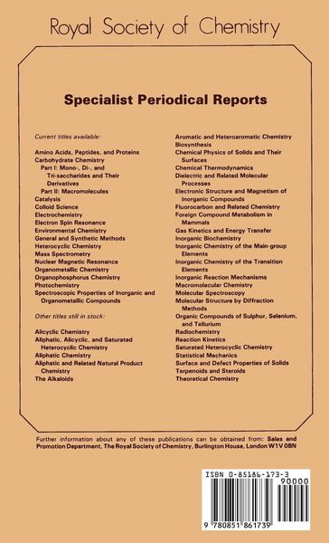 Produktbild: Spectroscopic Properties of Inorganic and Organometallic Compounds