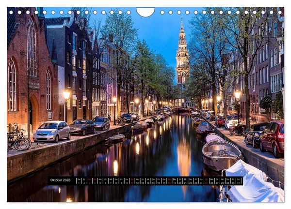Produktbild: Amsterdam - Impressionen aus dem Grachtengordel (Wandkalender 2026 DIN A4 quer), CALVENDO Monatskalender