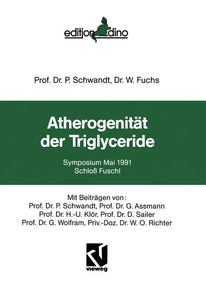 Produktbild: Atherogenit&auml;t der Triglyceride