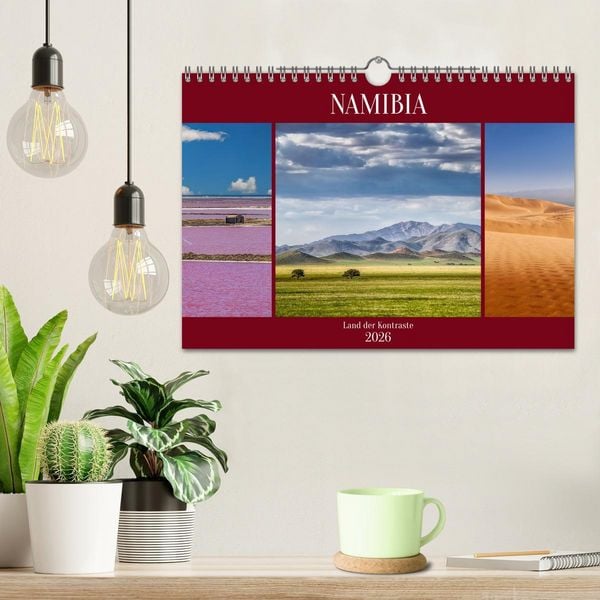 Produktbild: Namibia - Land der Kontraste (Wandkalender 2026 DIN A4 quer), CALVENDO Monatskalender