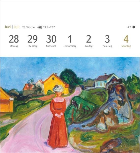 Produktbild: Kunstgenuss Postkartenkalender 2027 - Kalender mit 53 Kunstpostkarten