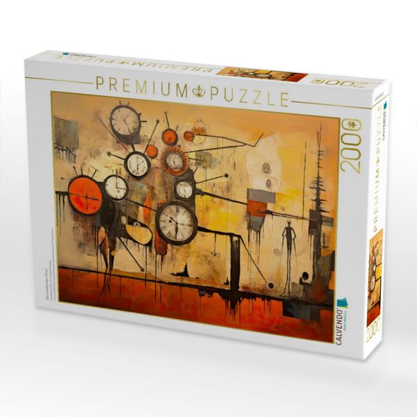 Produktbild: CALVENDO Puzzle Die schwebenden Uhren | 2000 Teile Lege-Gr&ouml;&szlig;e 90x67cm Foto-Puzzle f&uuml;r gl&uuml;ckliche Stunden
