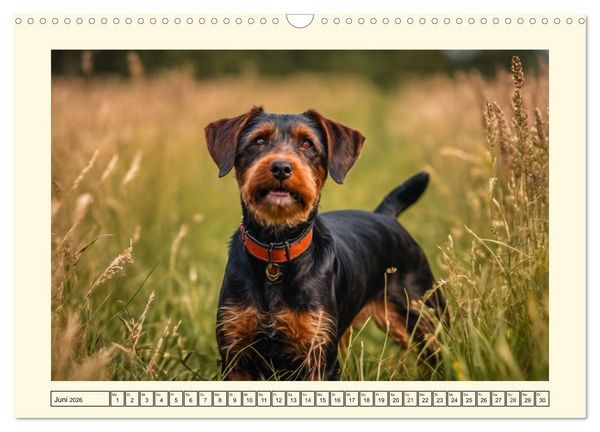 Produktbild: Treue Jagdbegleiter (Wandkalender 2026 DIN A3 quer), CALVENDO Monatskalender