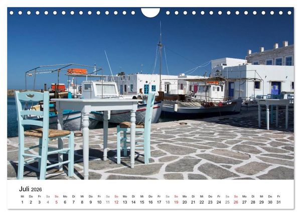 Produktbild: Paros, Perle der Kykladen (Wandkalender 2026 DIN A4 quer), CALVENDO Monatskalender