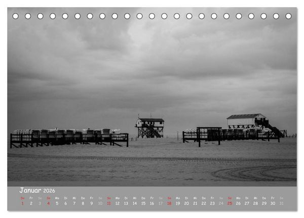 Produktbild: Mein St.Peter-Ording (Tischkalender 2026 DIN A5 quer), CALVENDO Monatskalender