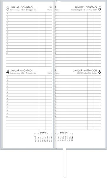Produktbild: Tagevormerkbuch Recycling 2T/1S 2027