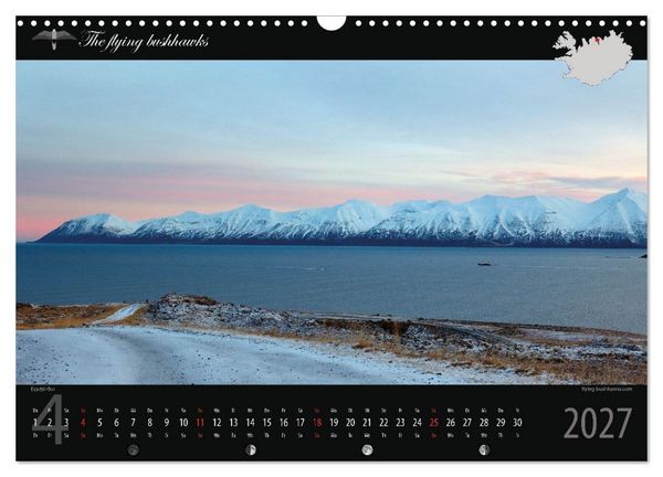 Produktbild: Island Blickwinkel 2027 (Wandkalender 2027 DIN A3 quer), CALVENDO Monatskalender