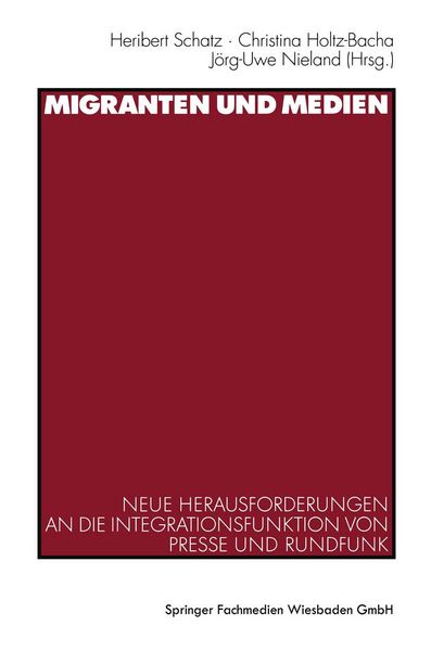 Produktbild: Migranten und Medien