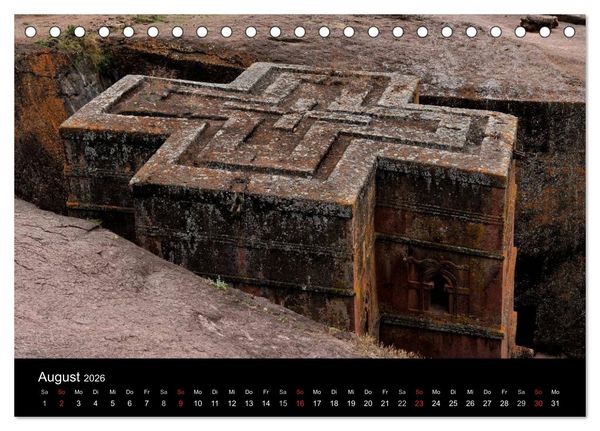 Produktbild: &Auml;thiopien Impressionen (Tischkalender 2026 DIN A5 quer), CALVENDO Monatskalender
