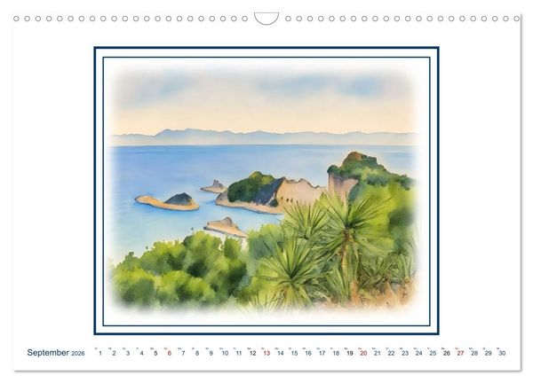 Produktbild: Urlaubsparadies Griechenland (Wandkalender 2026 DIN A3 quer), CALVENDO Monatskalender