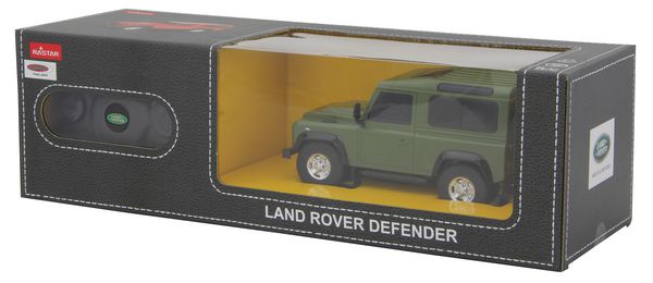 Produktbild: Jamara Land Rover Defender 1:24 gr&uuml;n 27MHz