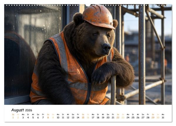 Produktbild: Dienst nach Vorschrift (hochwertiger Premium Wandkalender 2026 DIN A2 quer), Kunstdruck in Hochglanz