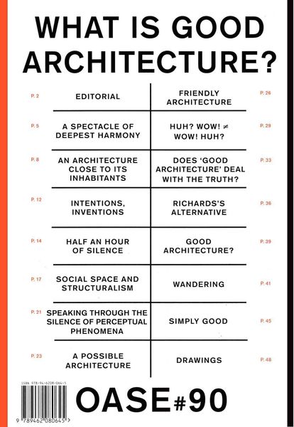 Produktbild: Oase 90 What Is Good Architect