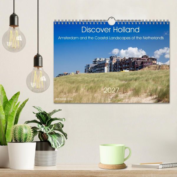 Produktbild: Discover Holland Amsterdam and the Coastal Landscapes of the Netherlands (Wall Calendar 2027 DIN A4 landscape), CALVENDO 12 Month Wall Calendar