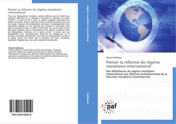 Produktbild: Penser la r&eacute;forme du r&eacute;gime mon&eacute;taire international